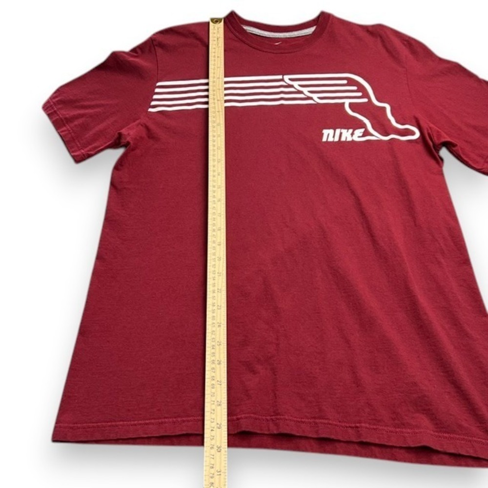 Nike Winged Foot Graphic T Shirt Mens XL Maroon Red Running Sportswear Gorpcore - Picture 4 of 6